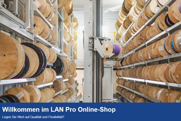 UNSER LAN PRO WEBSHOP BLÜHT NEU AUF! | Aktuelles | LAN Pro AG